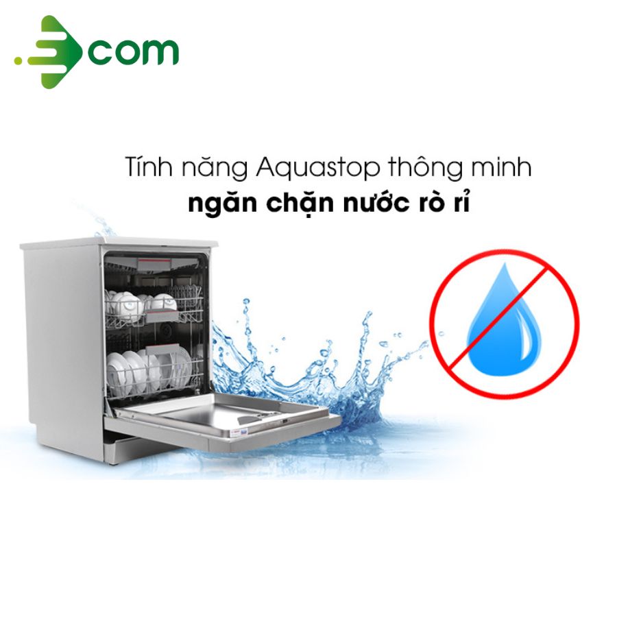 Máy rửa bát độc lập Bosch SMS46MI05E Series 4 , dung tích rửa 14 bộ chén bát - Xuất sứ Đức - Bảo hành 36 tháng) - Hàng chính hãng