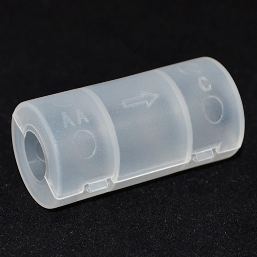 2-7pack 1 Packs Battery AA to Adapter Converter Holder Switcher