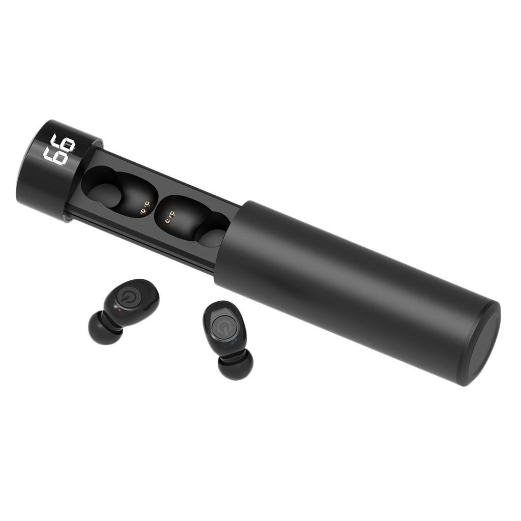 Wireless Bluetooth 5.0 Headphone LED Electricity Display Earphone Sports Stereo Earbud Headset IPX7 Waterproof