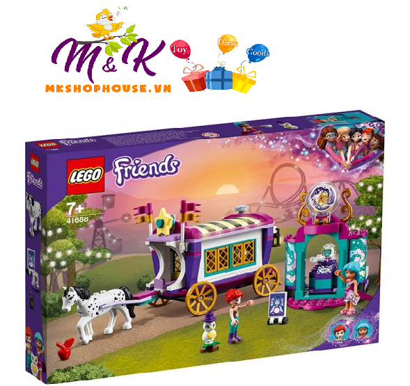 Đồ Chơi Lắp Ráp LEGO Friends Đoàn Xe Ảo Thuật Huyền Bí 41688  Cho Bé Trên 7 Tuổi