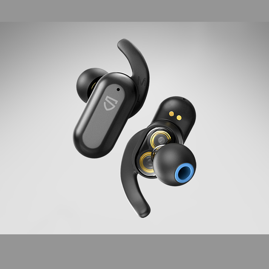 Tai nghe bluetooth TrueWireless Earbuds SOUNDPEATS TrueGine2 Bluetooth V5.0, thời gian nghe nhạc 7h - Hàng chính hãng