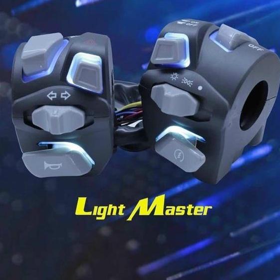 Cùm công tắc led light master cho xe Sonic Satria Raider Ex150 2019 Ex155 Vario MSX Sirius Wave nhỏ