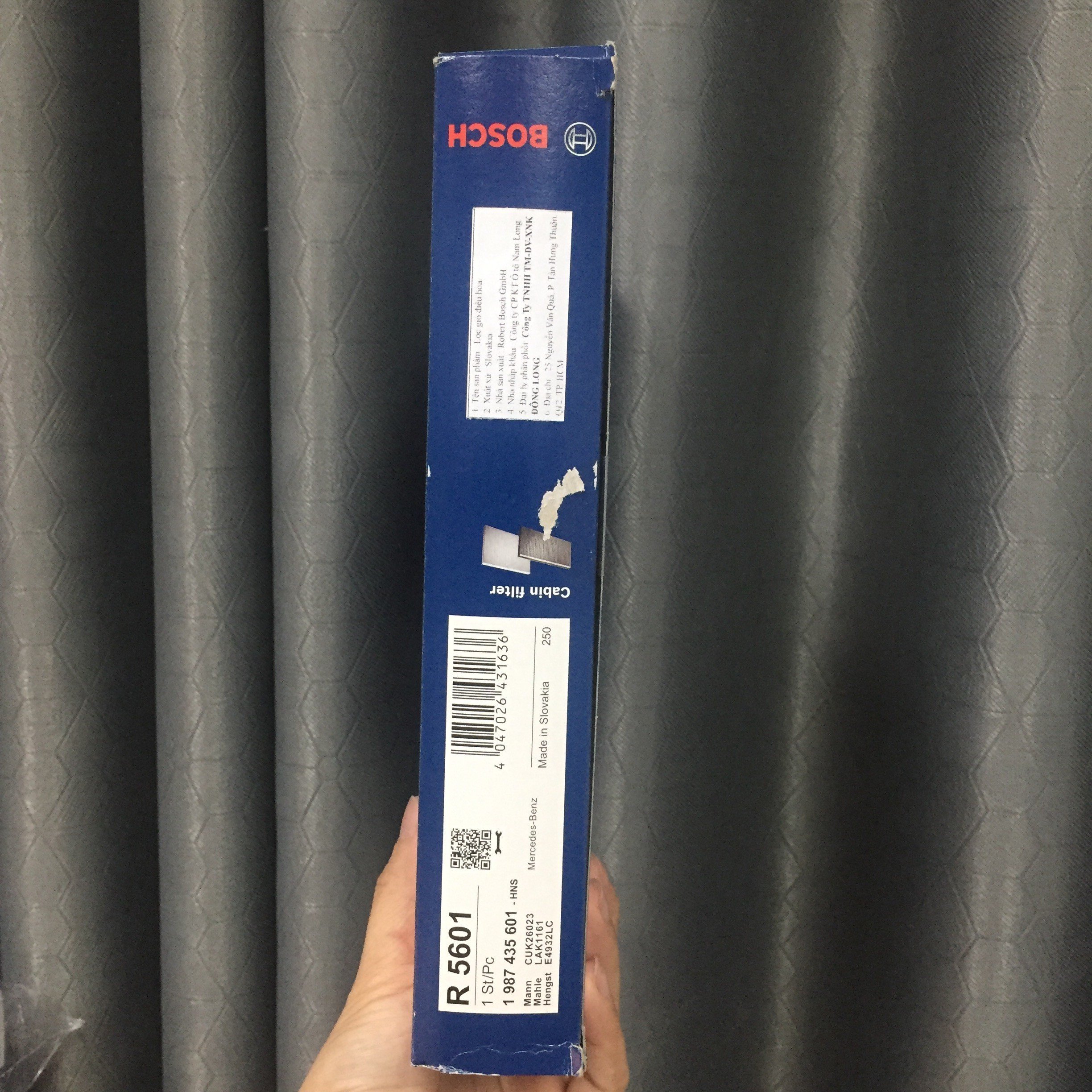 Lọc Máy Lạnh Than Hoạt Tính / BOSCH / R5601 ( lọc lạnh bên trong , GLC có 2 cái lọc lạnh ) GLC 2022 . | Hibushop