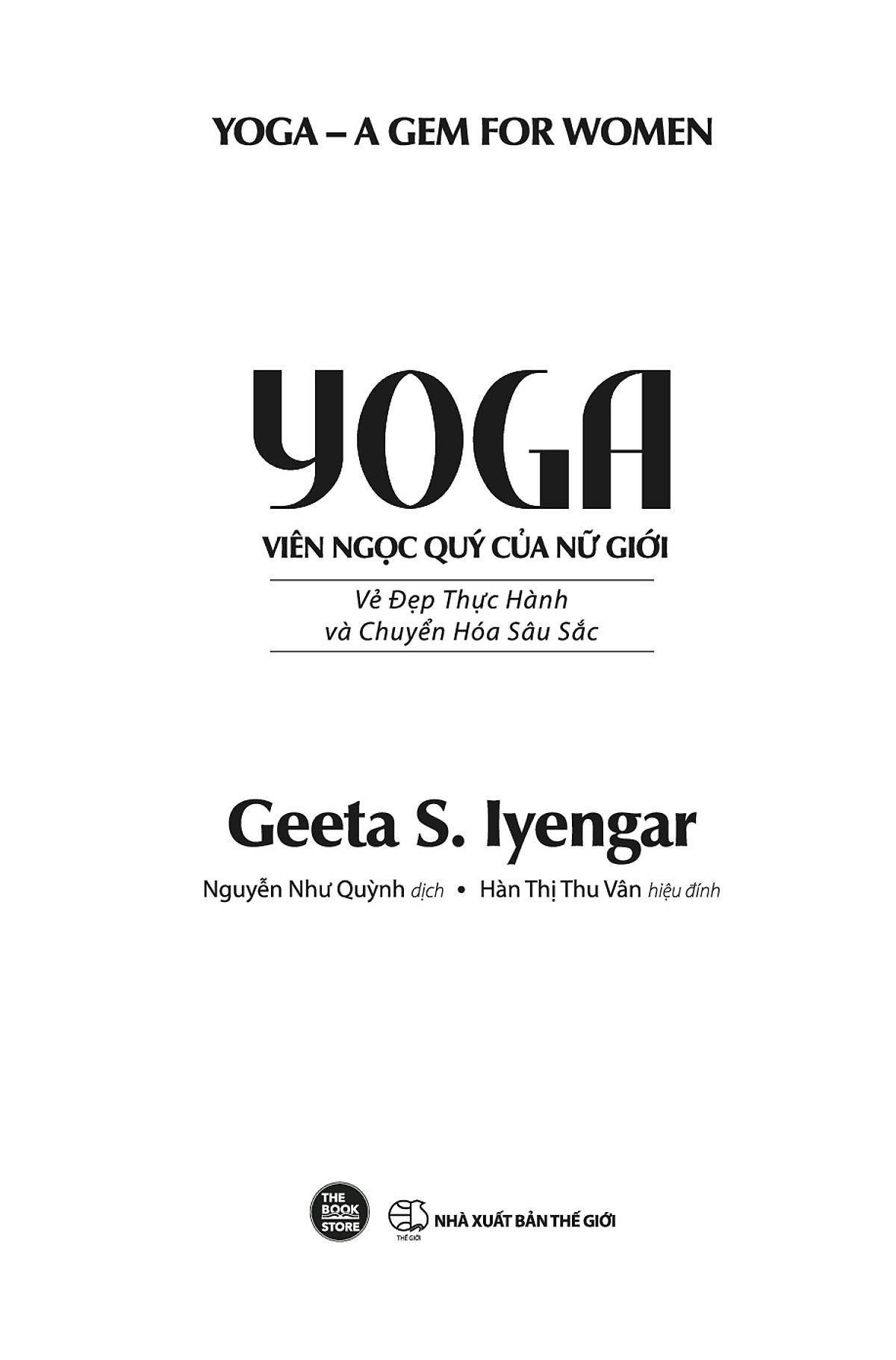 Sách - Yoga - Viên Ngọc Quý Của Nữ Giới - Vẻ Đẹp Thực Hành Và Chuyển Hoá Sâu Sắc