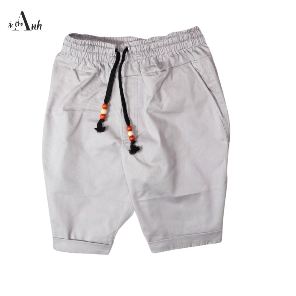 Quần ngố nam chất kaki co giãn form JOGGER đùi nam nhiều màu - QH009