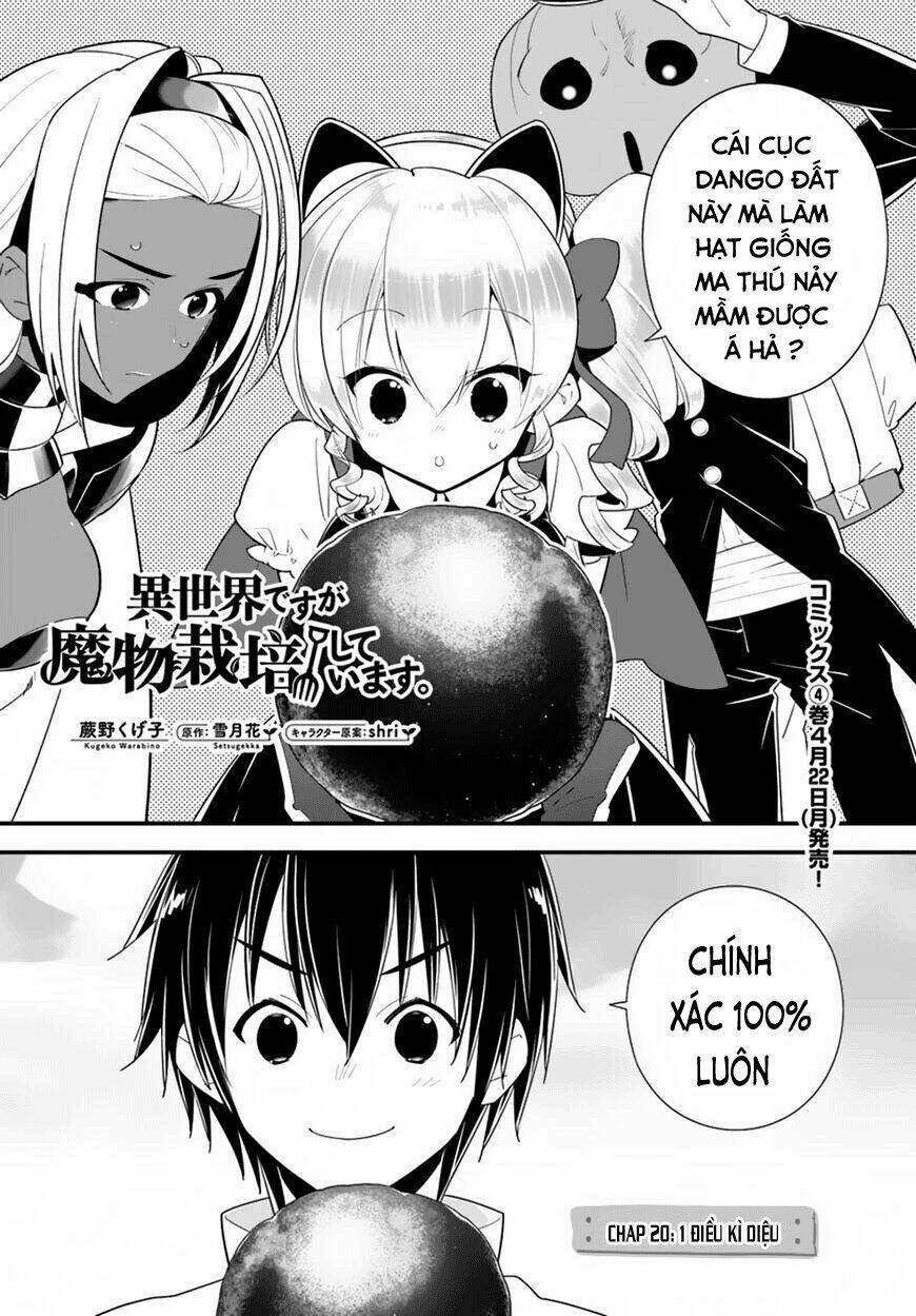 isekai desu ga mamono saibai shiteimasu chapter 20 1