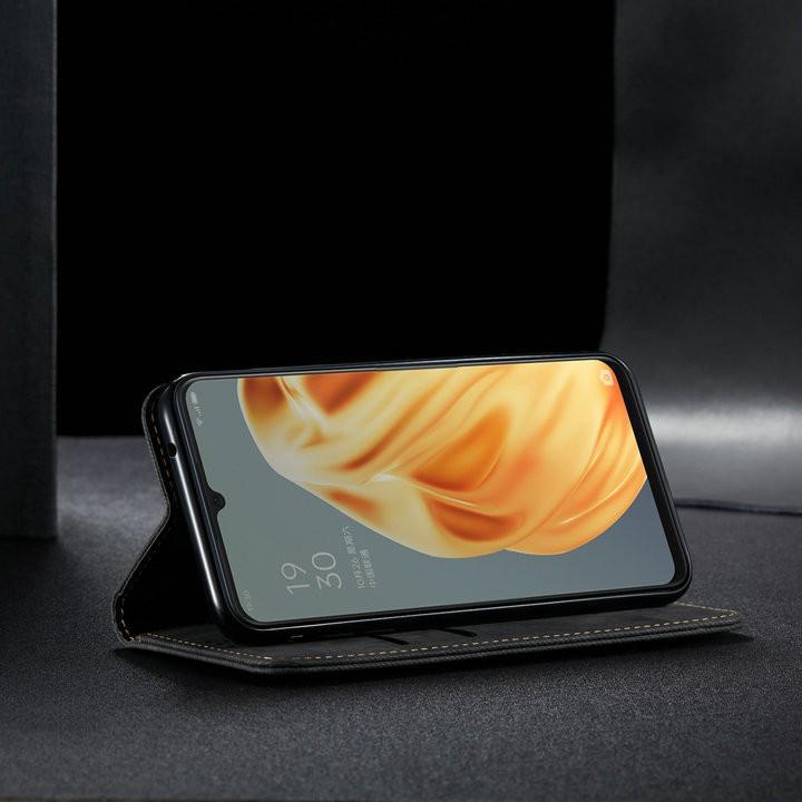 Bao da điện thoại dạng ví có ngăn đựng thẻ sang trọng cho OPPO A31 A91 2020 A 12 A12e