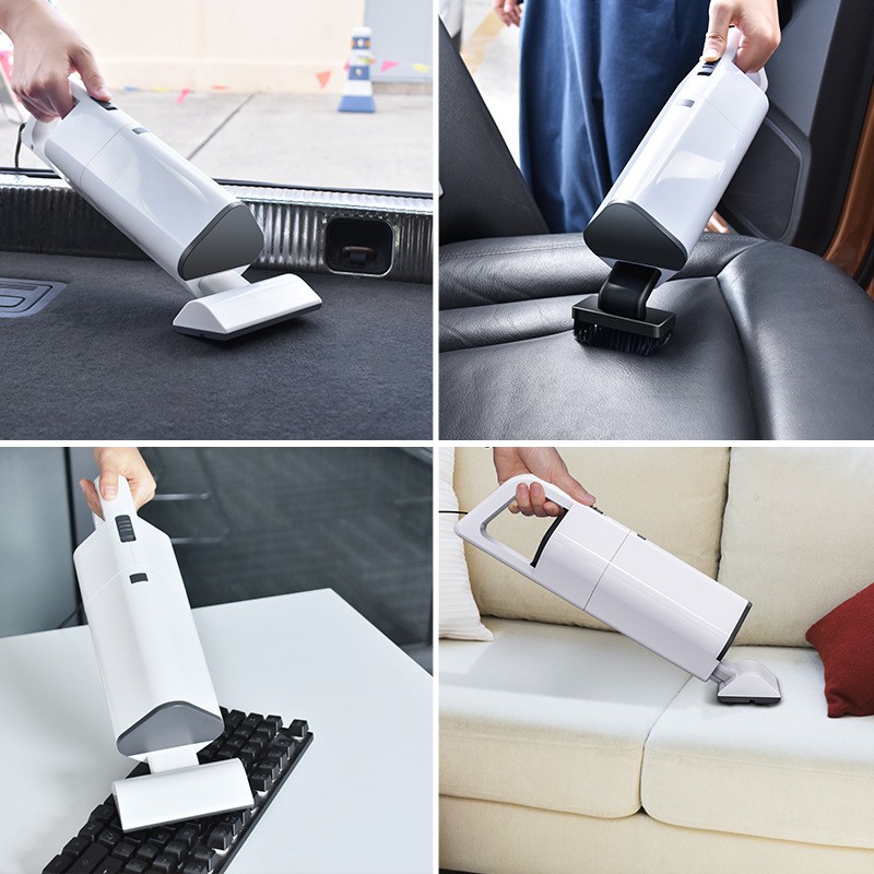 Máy hút bụi cầm tay không dây mini AIKESI bản nâng cấp siêu khỏe lực hút cực mạnh hàng cao câp mẫu mới cho ô tô nhà cửa sạch sẽ