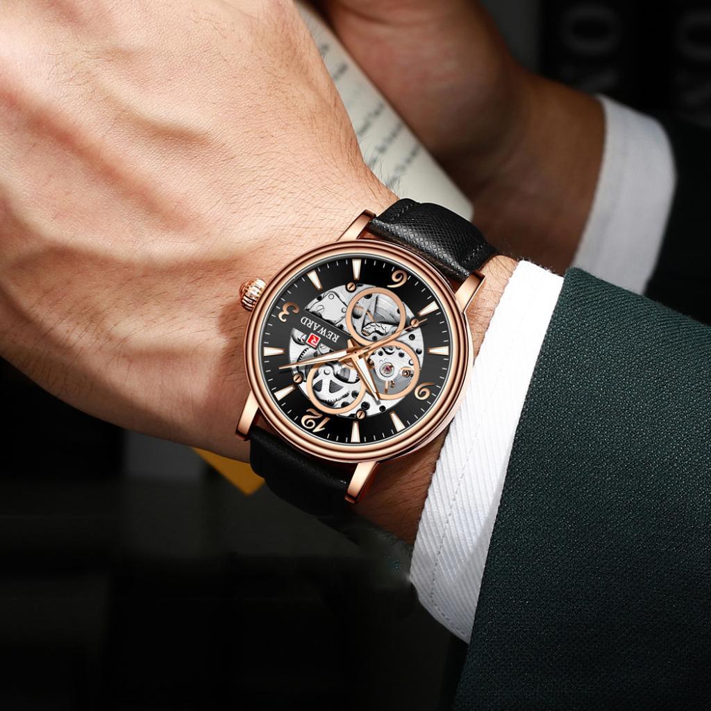 Men's Automatic Mechanical Wristwatches Business Wrist Watch