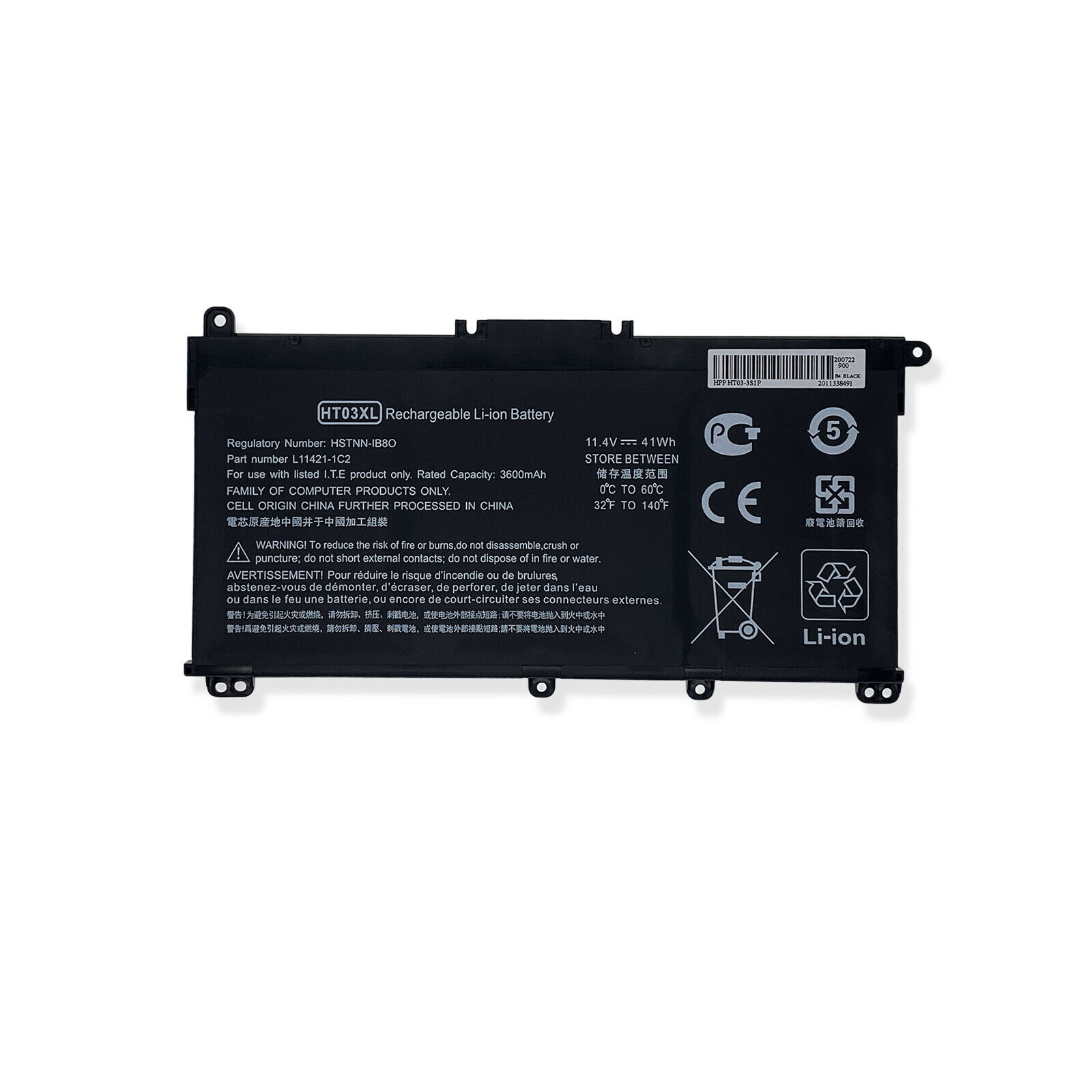 Pin Dùng Cho Laptop HP HT03XL Battery HSTNN-IB8O L11421-1C1 L11119-855 HSTNN-UB7J,14-CE0014TU 14-CE0000,14-CF 15-CS 17-CA