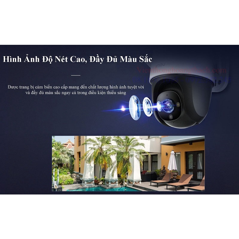 Camera Giám Sát Ngoài Trời IP Wifi IMOU IPC S22FP 2MP | 1080P | Xoay 360 I Tích Hợp Còi Và Đèn Spotligh I Hàng Chính Hãng | Bảo Hành 24 Tháng