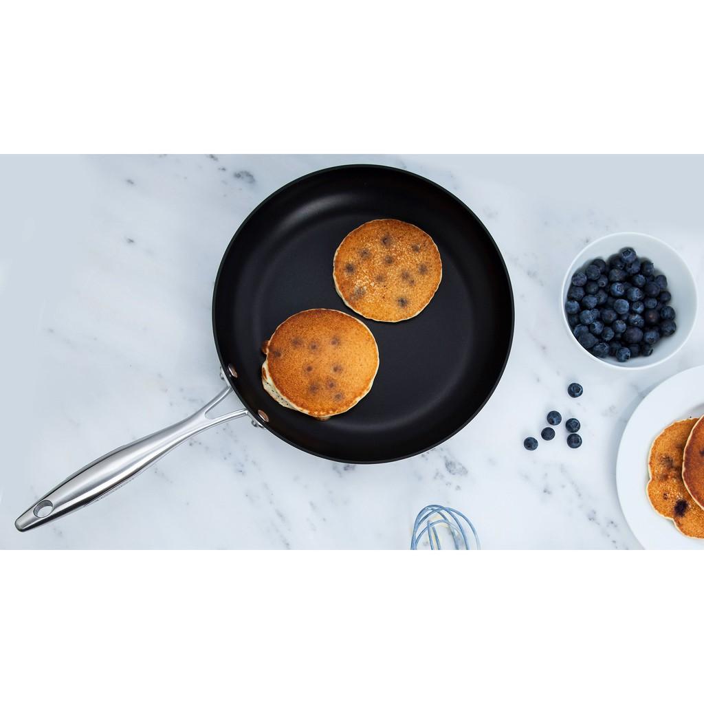 Chảo chống dính đáy từ Scanpan CTX 20cm 65002000, đúc liền 7 lớp, chống dính cao cấp bảo hành chống dính 3 năm, sản xuất tại Đan Mạch