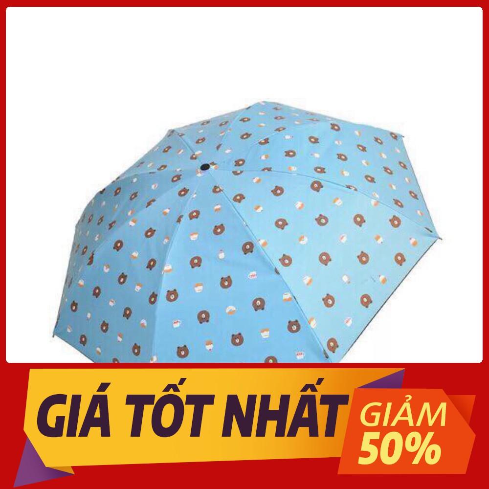 Ô gấu brown gấp gọn
