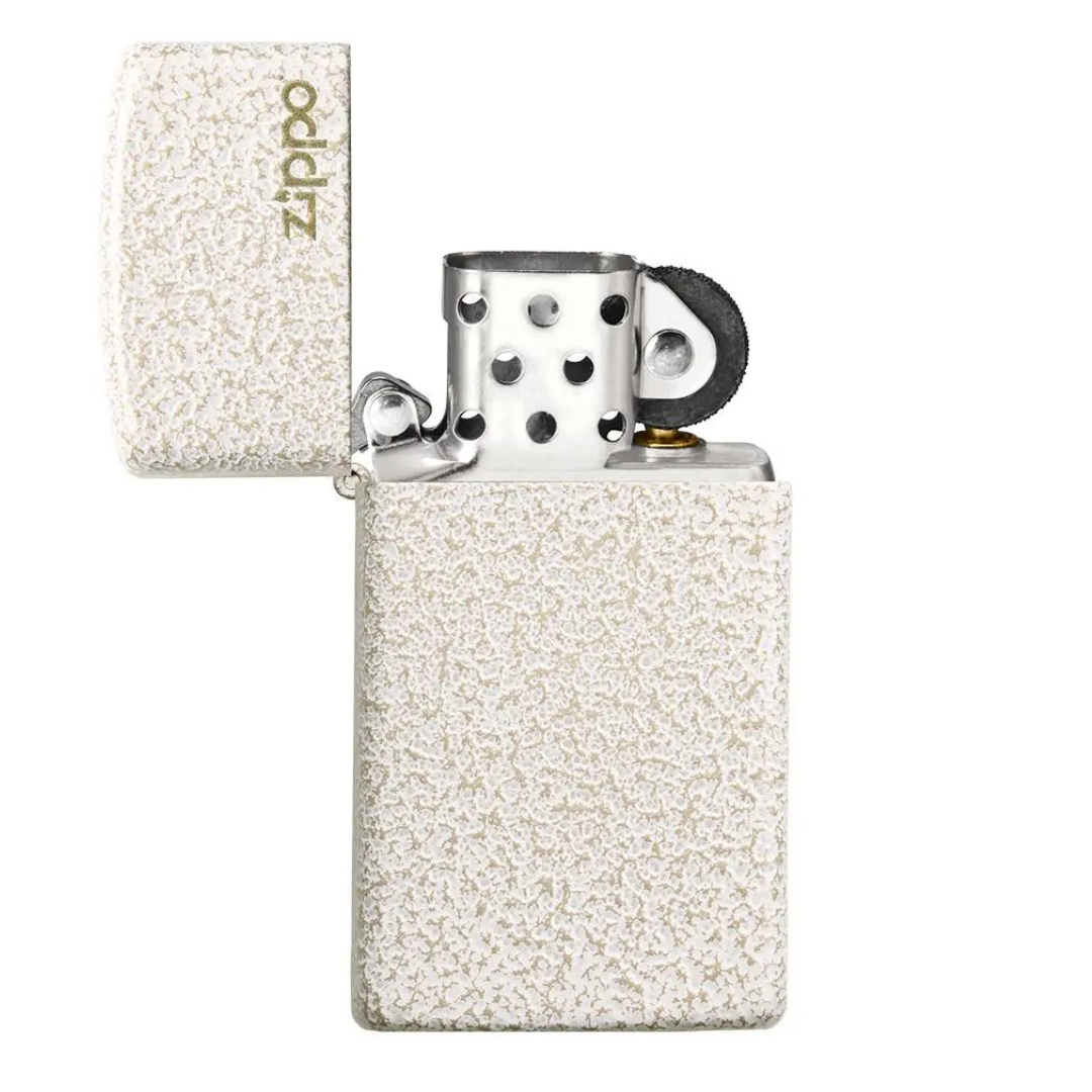 Zippo Mercury Glass Logo - Bật Lửa Zippo USA Slim Mỏng Nhẹ, Hiệu Ứng Thủy Tinh Lấp Lánh Siêu Đẹp