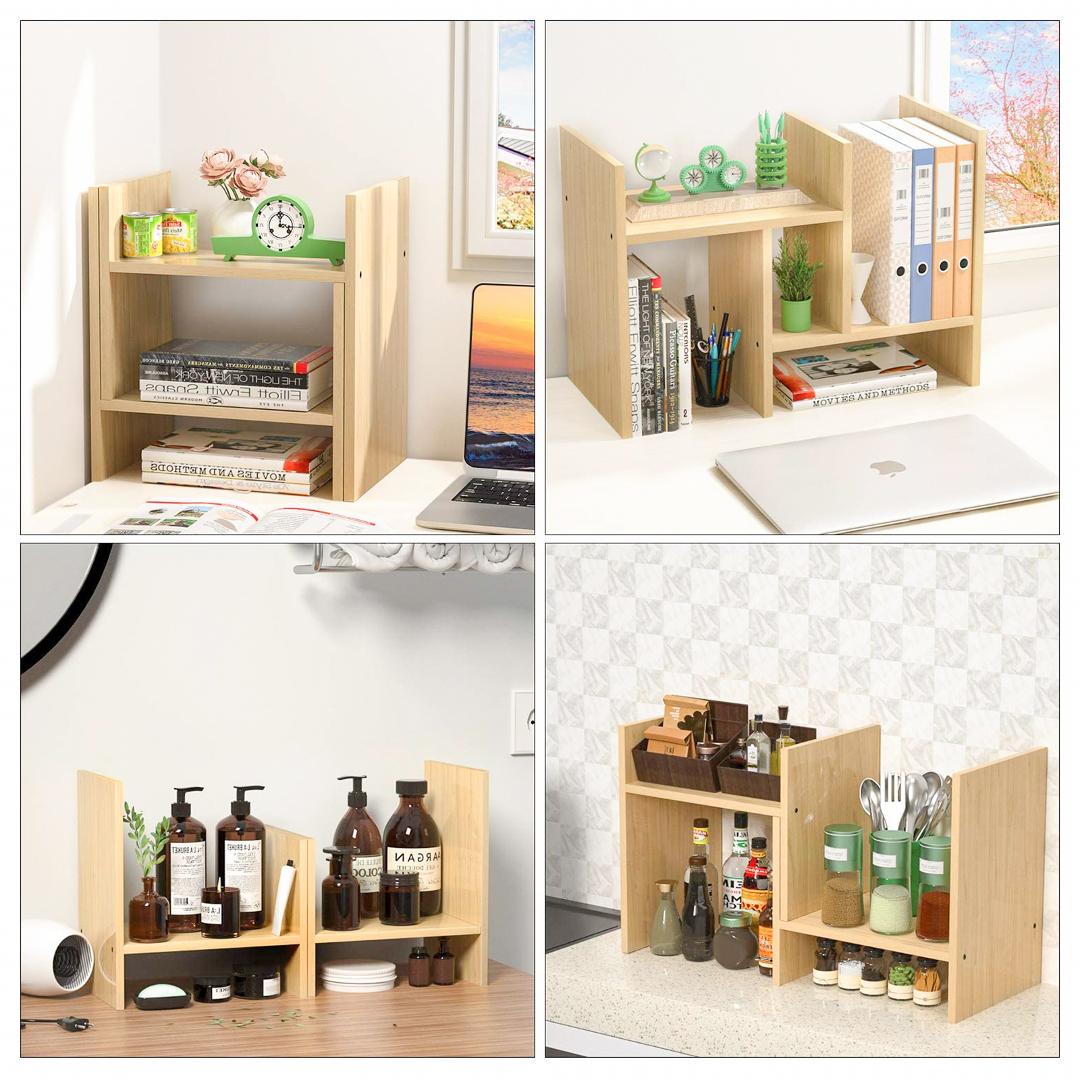 Kệ để bàn gỗ hiện đại SMLIFE Alfred | Gỗ MDF dày 17mm chống ẩm | D35xR17xC40cm