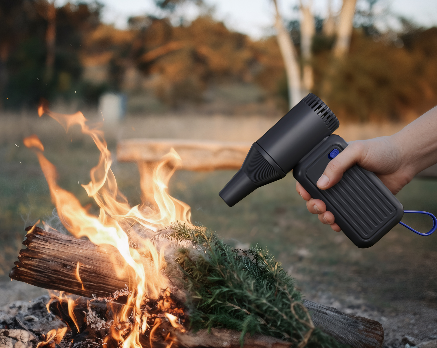 Quạt tích điện cầm tay cao cấp USB TIROSS 29.6W, 8000mAh TS3436 - Hàng chính hãng