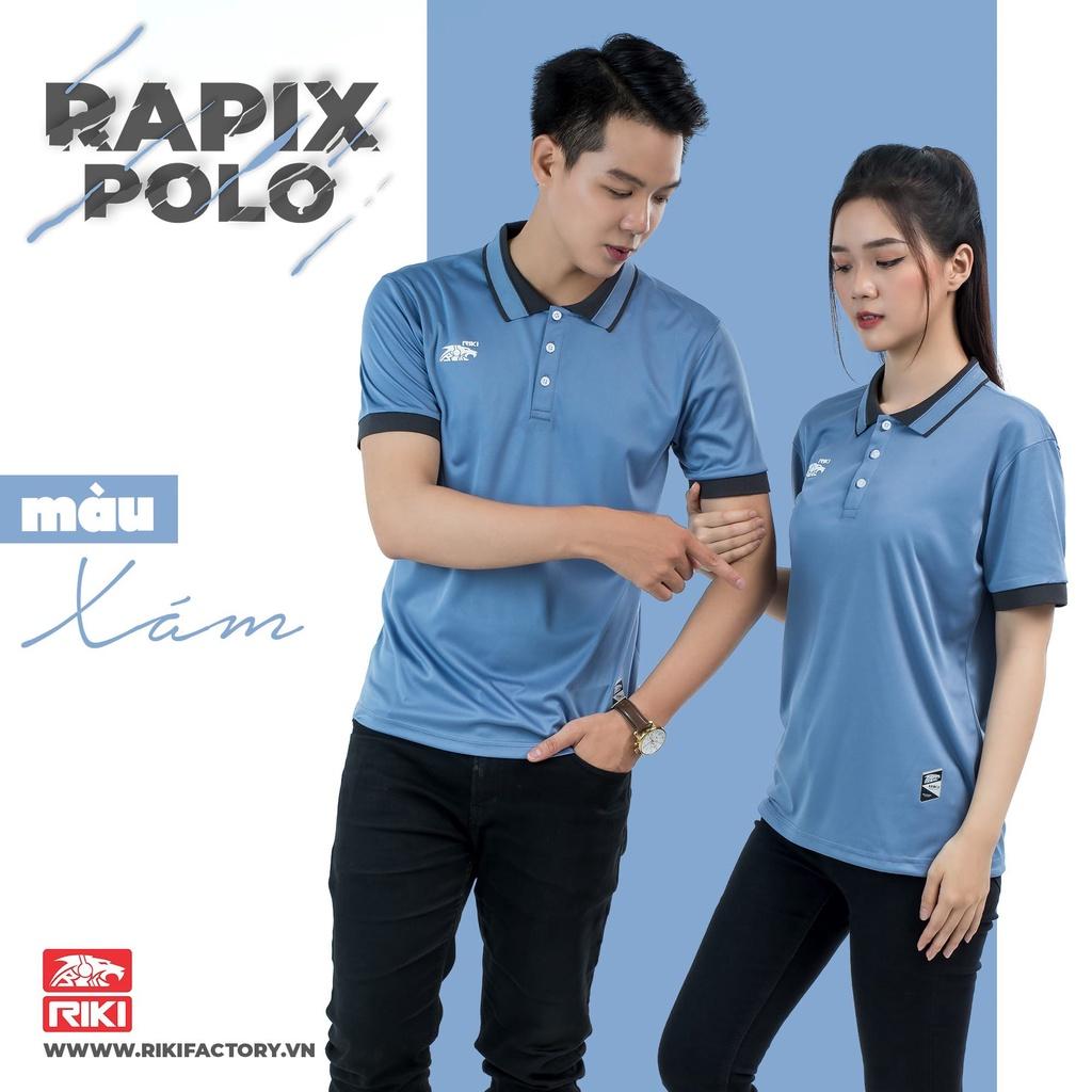 Áo polo nam, áo thun có cổ tay ngắn phong cách thời trang thể thao năng động Riki Rapix - Dungcusport