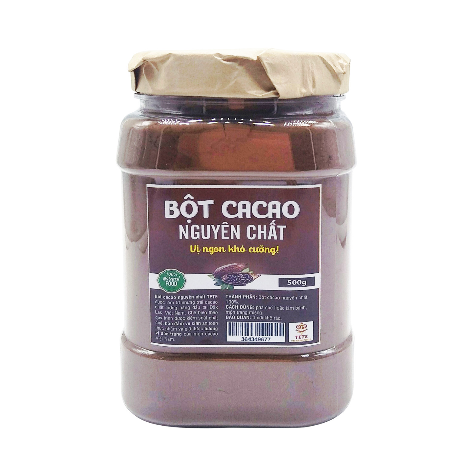 Bột CaCao TeTe Giúp Giảm Cân 500gram