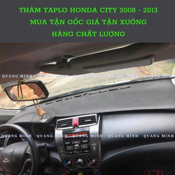 THẢM TAPLO CAO CẤP XE HONDA CITY 2008 - NAY
