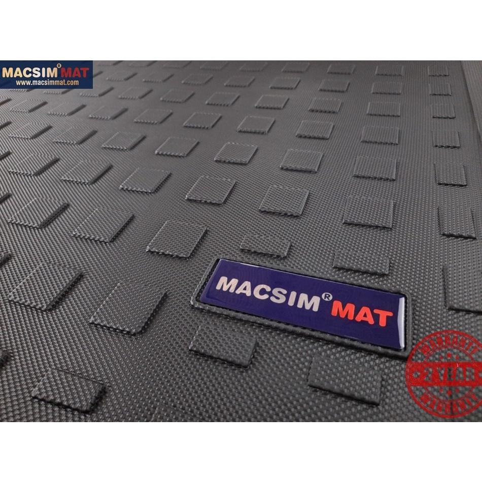 Thảm lót cốp xe ô tô BMW X6/F16 2009-2017 nhãn hiệu Macsim chất liệu TPV cao cấp màu đen