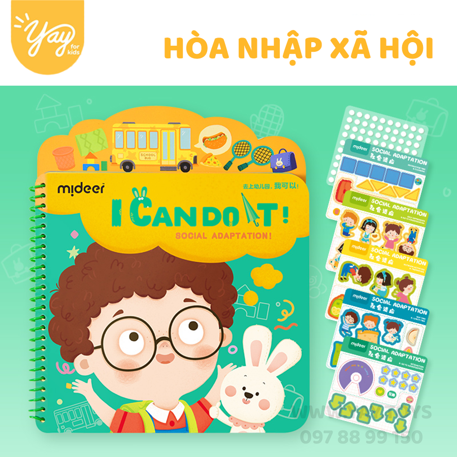 Bộ Trò Chơi Bận Rộn Tương Tác Cho Bé - Mideer