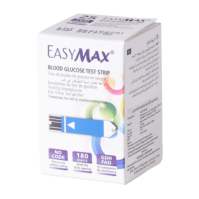 Que thử đường huyết Easy Max (hộp 25)