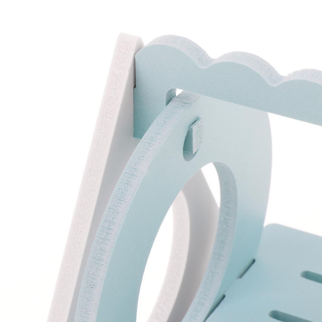 Hamster Toy Swing Wooden Colorful Small Chinchilla Squirrel Supply pink