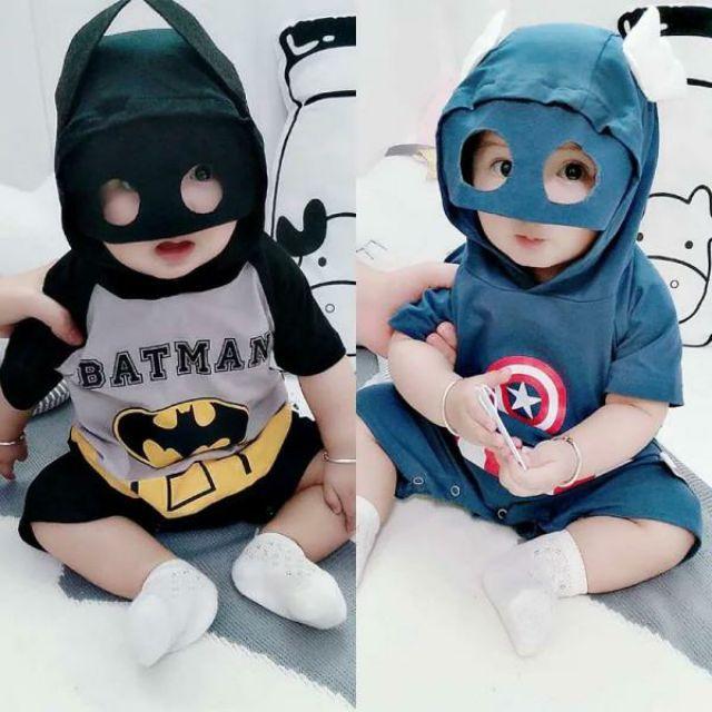 Body siêu anh hùng/body người nhện/batman/super man/captain hàng đẹp Quảng Châu (ảnh thật)