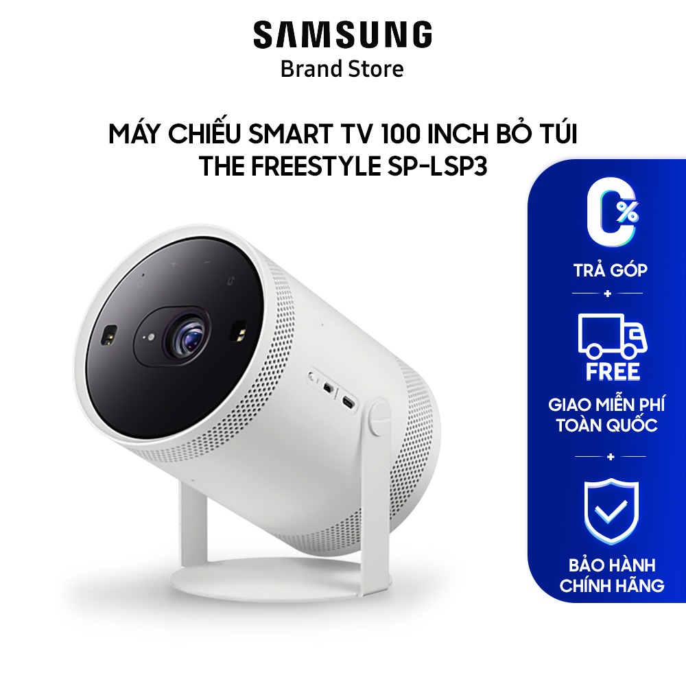 Máy chiếu 100 inch bỏ túi Samsung The Freestyle-Hàng chính hãng