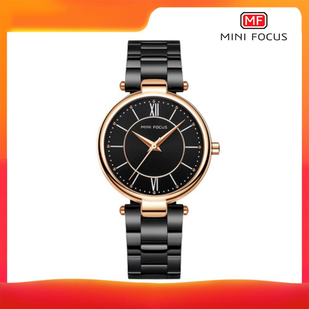 Đồng hồ đeo tay thời trang nữ MINI FOCUS dây đeo bằng thép không gỉ, chống nước 3ATM