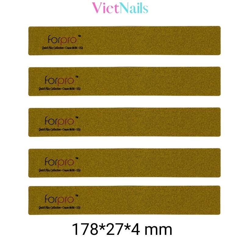 Dũa Móng Tay Móng Bột Móng Gel Forpro Giấy Nhám Mỹ Cao Cấp Độ Nhám 80/80
