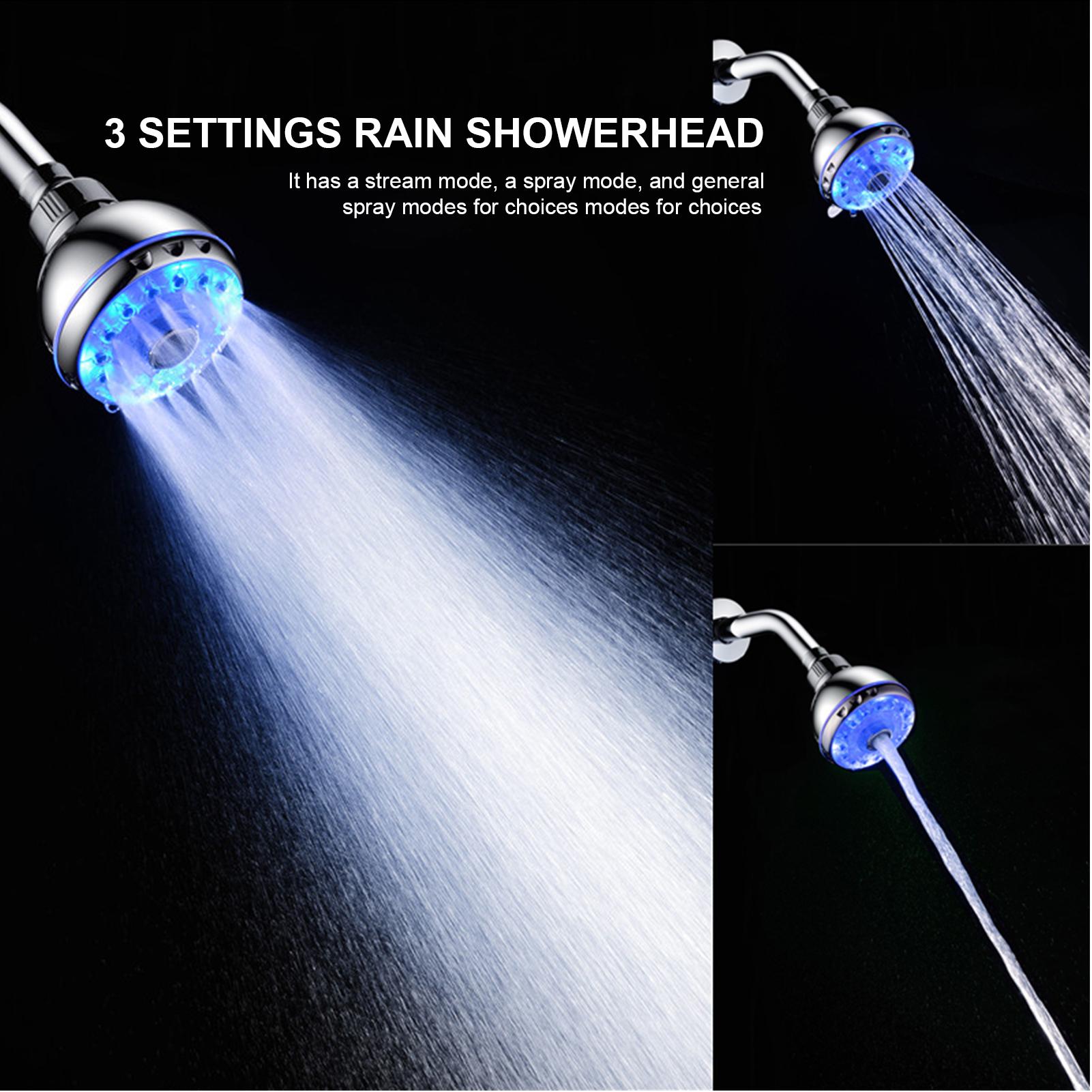 Đầu vòi sen với đèn Led nháy 7 màu