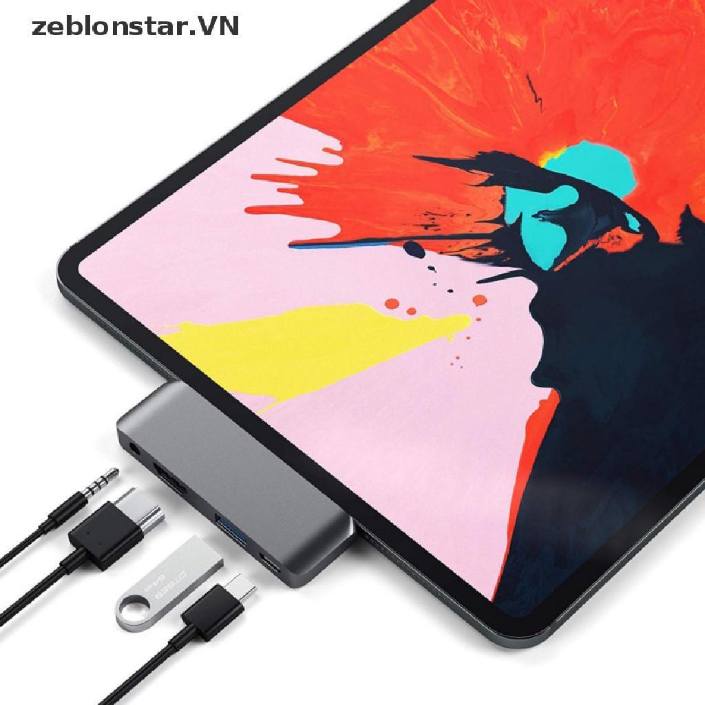 Bộ ChuyểN HUB HDMI PD / PD / HUB / Usb Type C Sang 3.5mm 4K Cho iPad