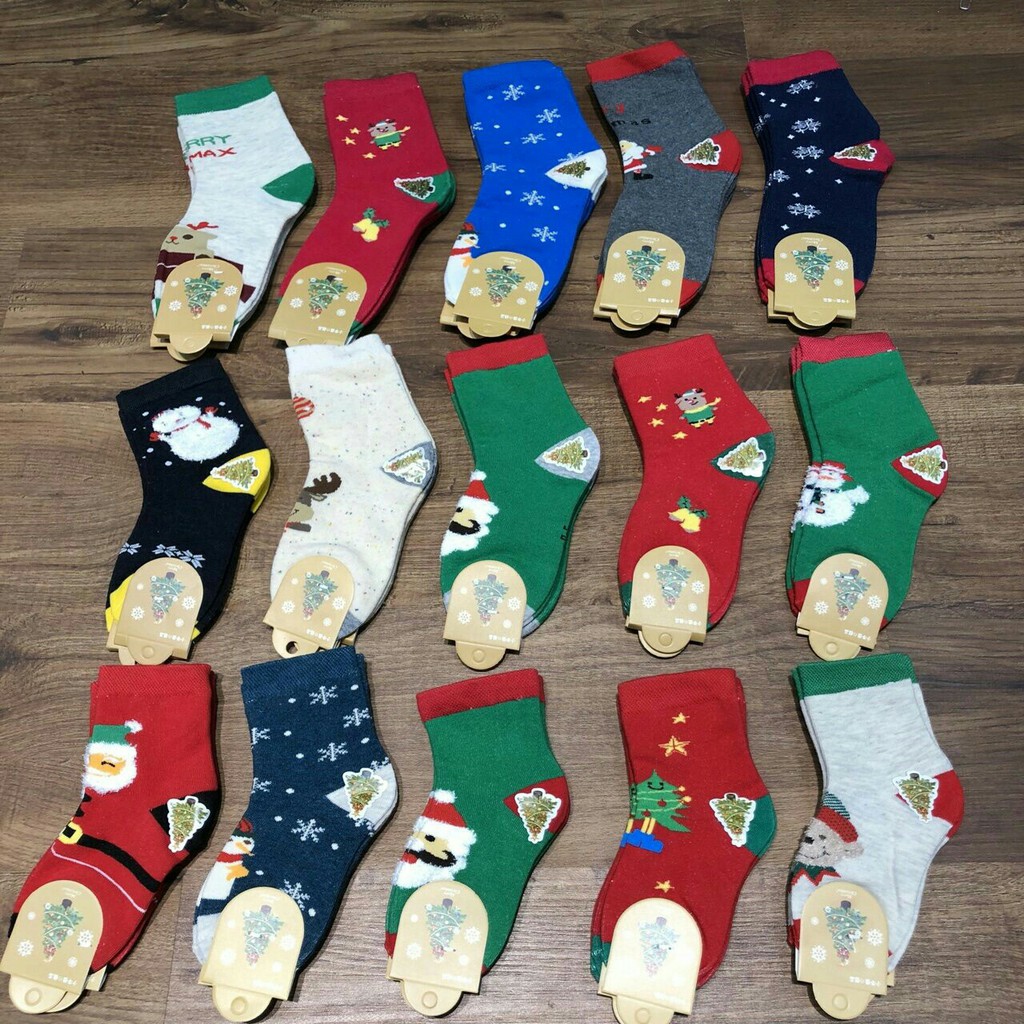 Tất, vớ noel cao cổ cho bé đi cực xinh xắn và đáng yêu