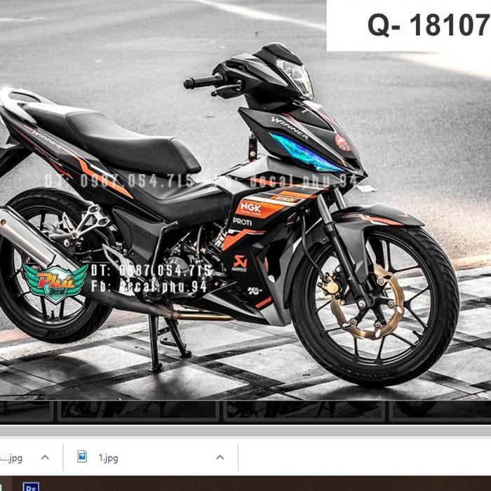 Tem rời Winner cam đen