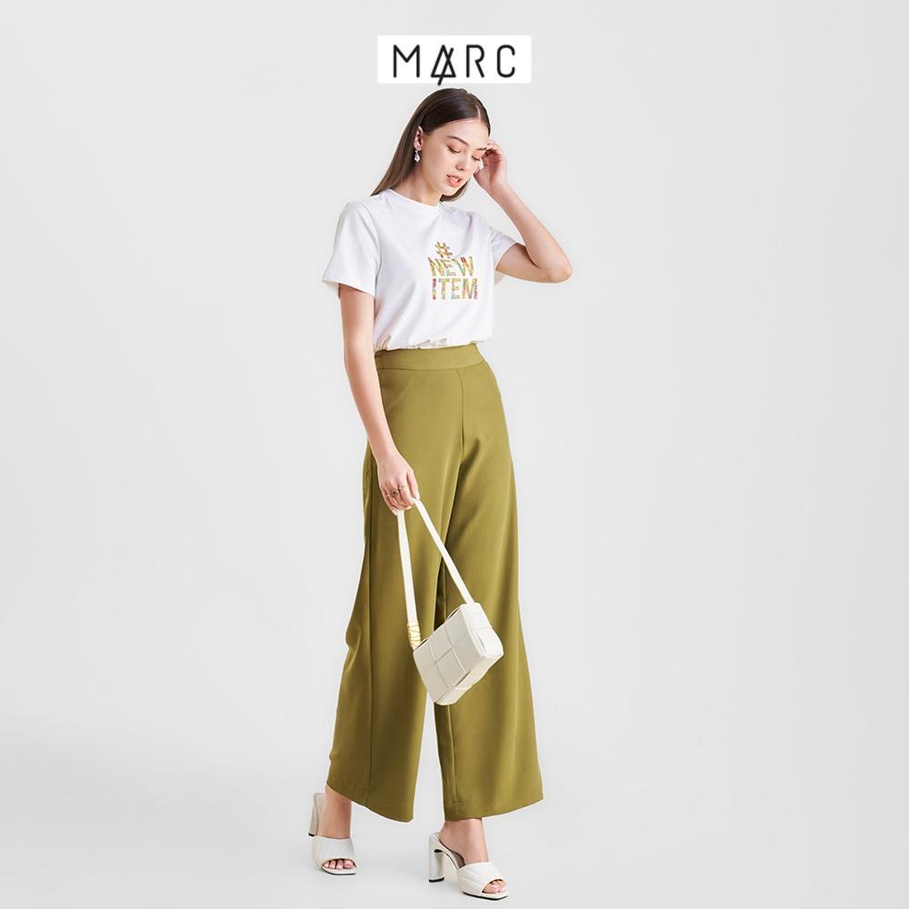 Quần nữ MARC FASHION ống suông lưng cao dây kéo sau CBMH049721