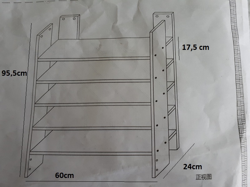 Kệ đựng giầy 5 tầng gỗ Homestar cao cấp