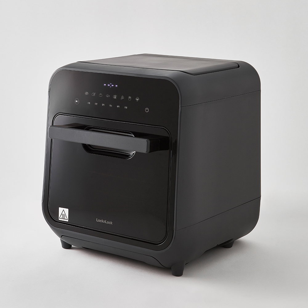 Lò nướng chân không kết hợp chức năng hấp Lock&Lock EJF693GRY Steam Air Fryer Oven - Hàng chính hãng
