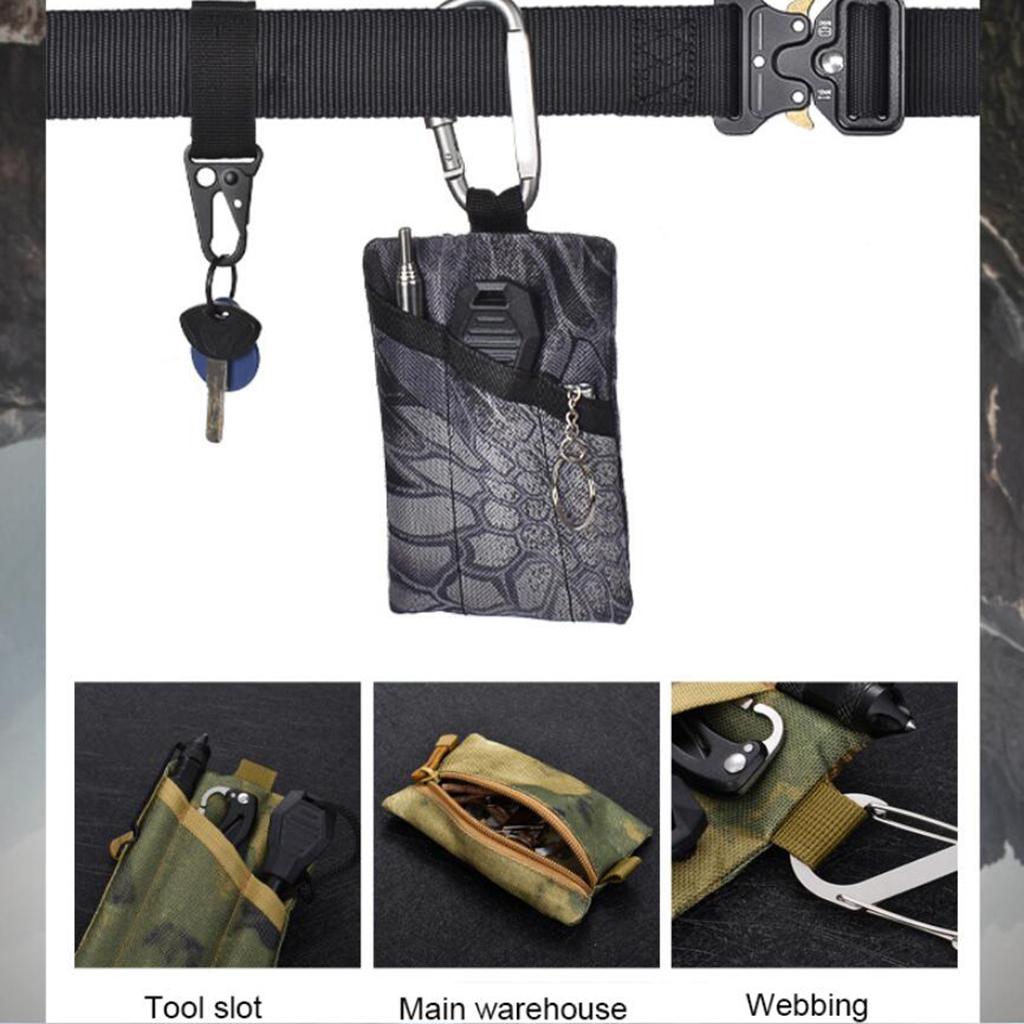 Camouflage Waist Fanny Pack Belt Tool Bag Running Hiking Pouch Bag