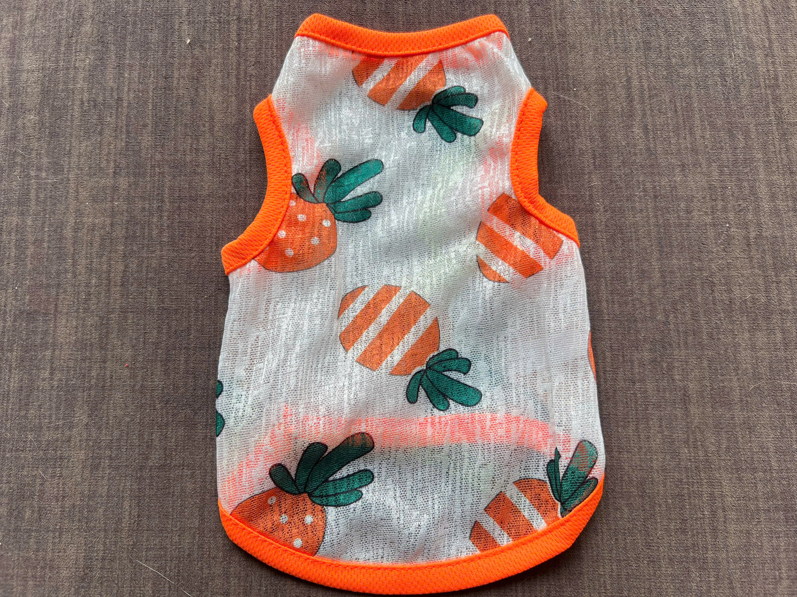 ÁO THUN BA LỖ HOẠ TIẾT TRÁI CÂY THÔNG HƠI SIÊU CUTE TỪ 1-7KG DÀNH CHO THÚ CƯNG CHÓ MÈO