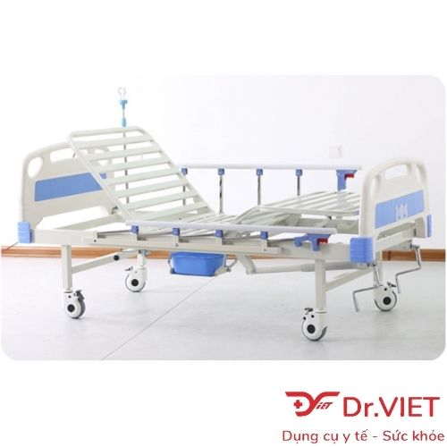 GIƯỜNG Y TẾ 3 TAY QUAY LUCASS GB-C43 (GB-T43) - CHĂM SÓC BỆNH NHÂN HIỆU QUẢ