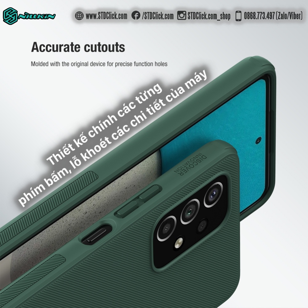 ỐP LƯNG DÀNH CHO ĐIỆN THOẠI SAMSUNG GALAXY A53 5G NILLKIN NHỰA CỨNG VIỀN DẺO