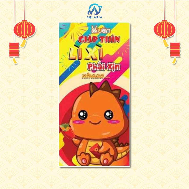 Combo 100 Bao Lì Xì Tết Giáp Thìn 2024 Họa Tiết Mẫu Đa Dạng Độc Lạ