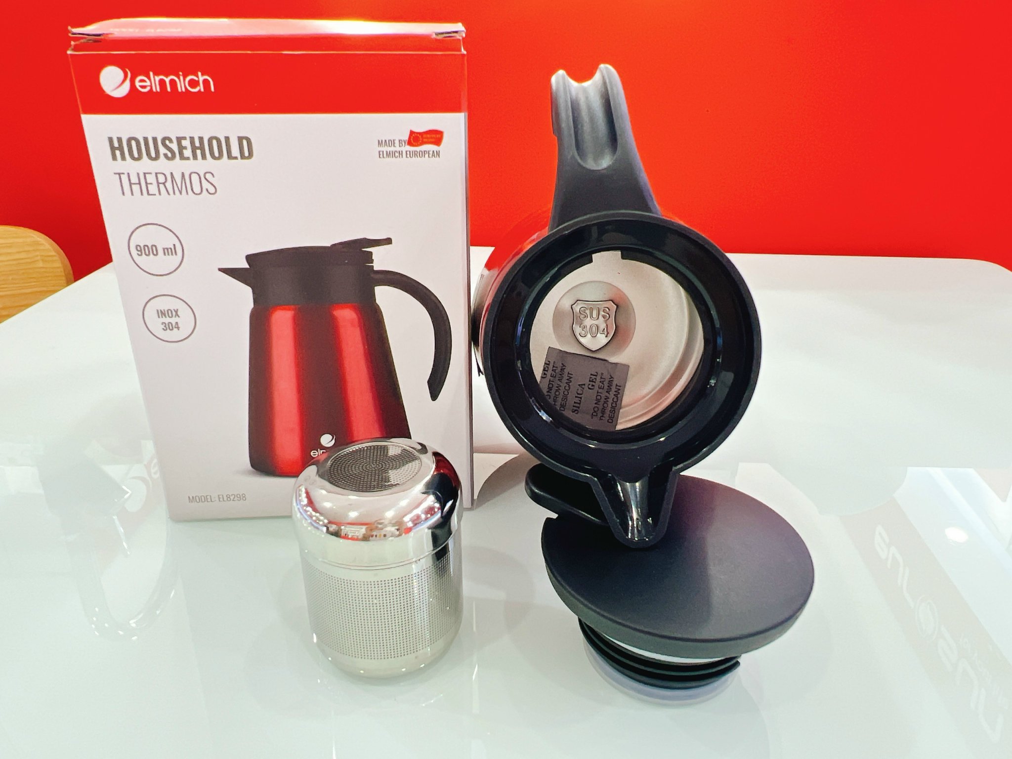 Bình giữ nhiệt gia đình inox 304 Elmich EL8298 dung tích 900ml