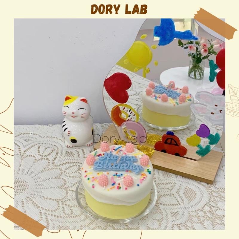 Nến Thơm Tạo Hình Bánh Sinh Nhật HPBD Trang Trí Theo Yêu Cầu - Dory Lab