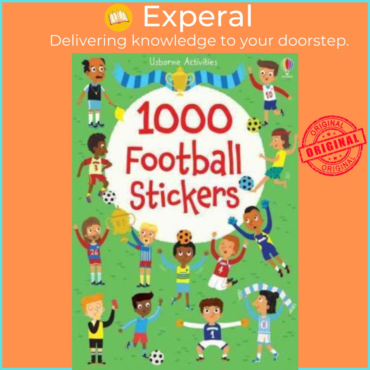 Sách - 1000 Football Stickers by Lucy Bowman