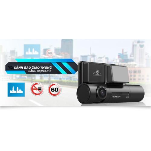 VIETMAP R1 - Camera Hành Trình Cảm Ứng - Cảnh Báo Giao Thông - Cảnh Báo Tốc Độ (Hàng Chính Hãng)