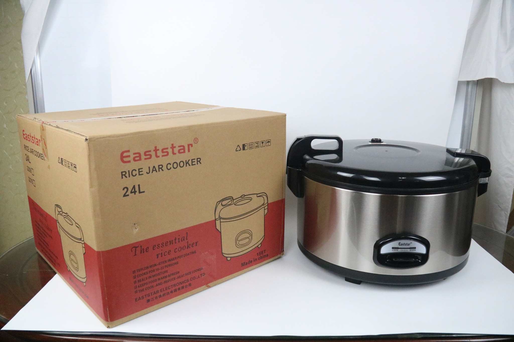 Nồi Cơm Điện Công Nghiệp Phủ Chống Dính 5.5L Eaststar 2208 - Hàng Chính Hãng