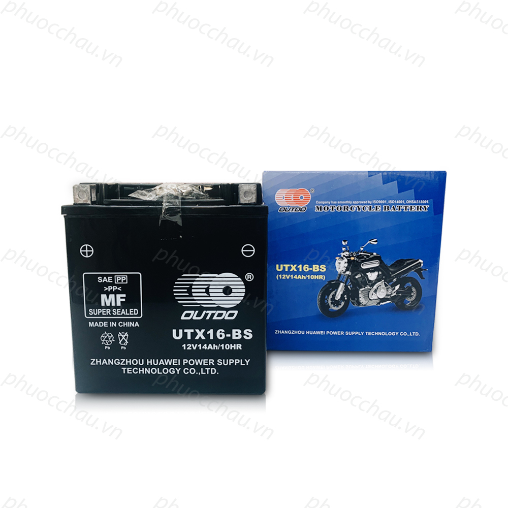Bình ắc quy xe moto OUTDO UTX16-BS