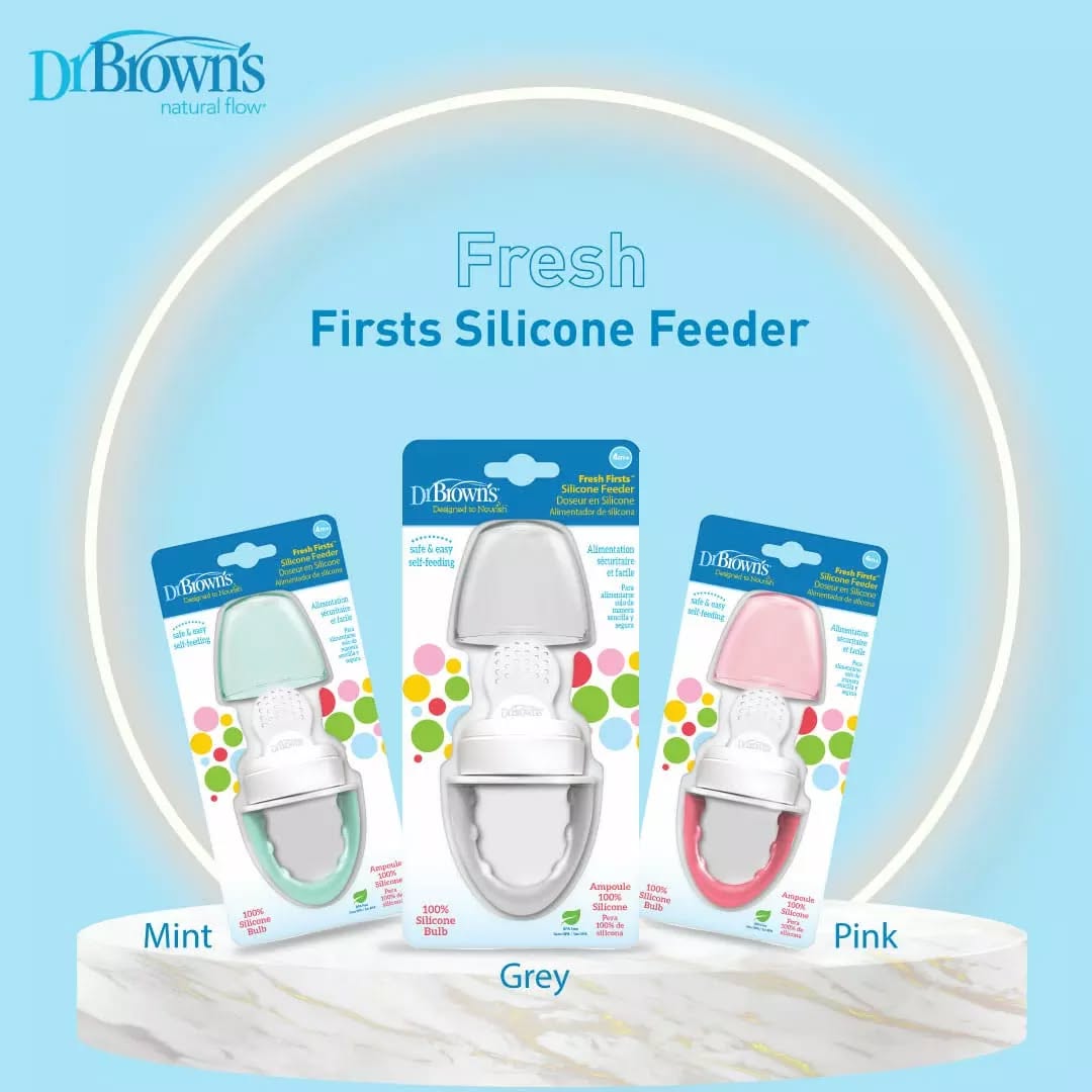 [ TF005/06/07 ] Túi nhai chống hóc Dr.Brown's, chất liệu silicone ( 4m+ )